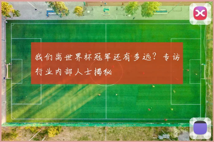 我们离世界杯冠军还有多远？专访行业内部人士揭秘